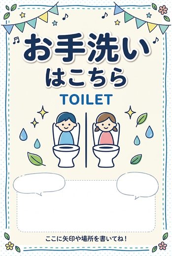 お手洗いはこちら