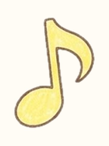 音符（きいろ）（117×154px）