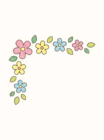 小花のコーナー飾り（左上用）（450×366px）