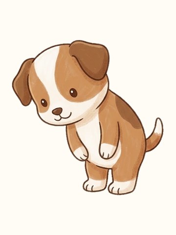 子犬・おじぎ（原寸 415×427px）