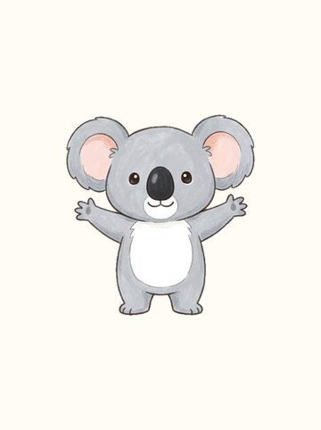 コアラ・ぎゅっ（大 282×301px）