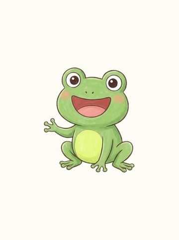 カエル・にこにこ（大 244×283px）
