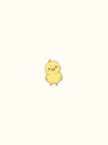 ヒヨコ・くびかしげ（小 79×117px）