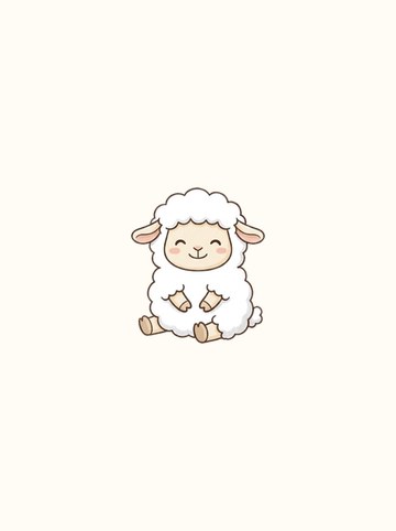 ひつじ・にっこり（中 163×189px）