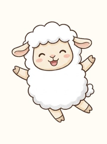 ひつじ・ぴょん（原寸 379×454px）