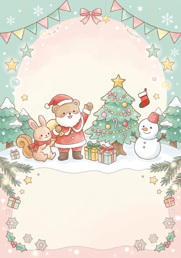 クリスマス背景 02