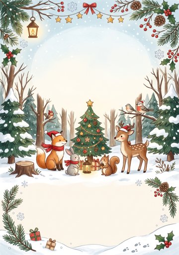 クリスマス背景 07