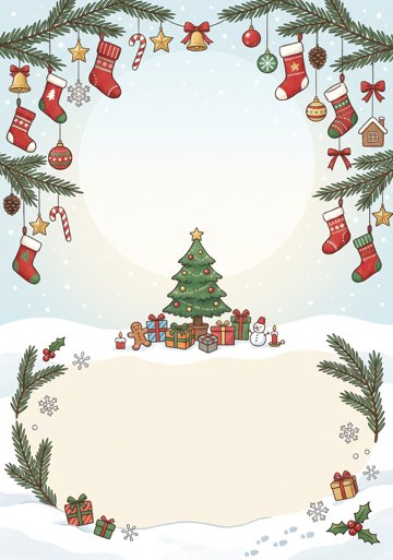 クリスマス背景 08