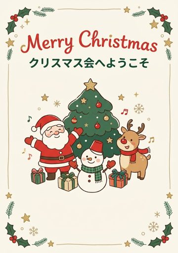 Merry Christmas ようこそ