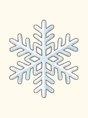 雪の結晶（302×339px）