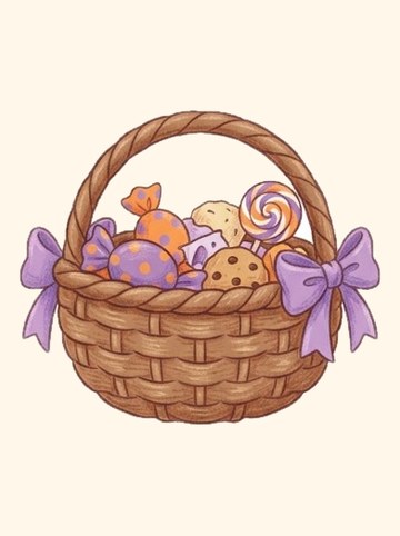 お菓子のかご（369×324px）