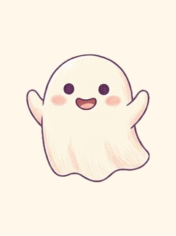やさしいおばけ（270×280px）