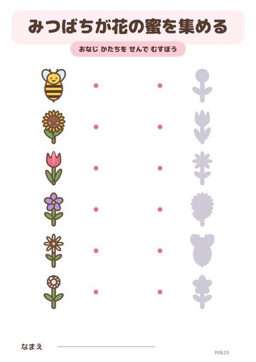みつばちが花の蜜を集める