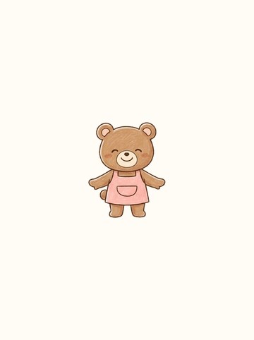 くま・にっこり（小 110×136px）