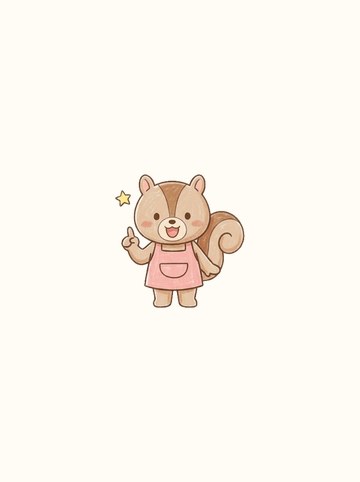 りす・ひらめき（小 130×134px）