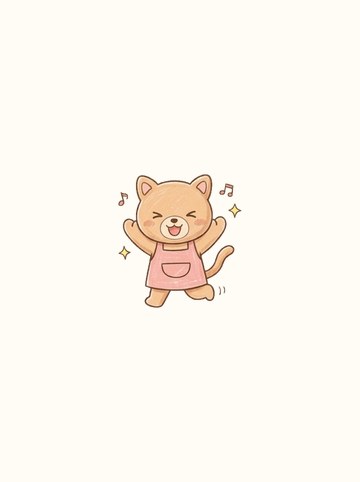 ねこ・うれしい（小 124×134px）