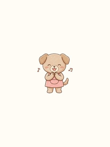 こいぬ・はくしゅ（小 116×131px）
