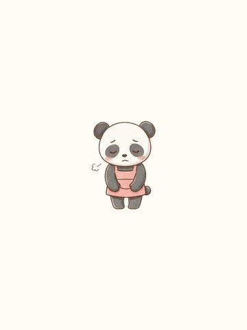パンダ・しょんぼり（小 94×130px）