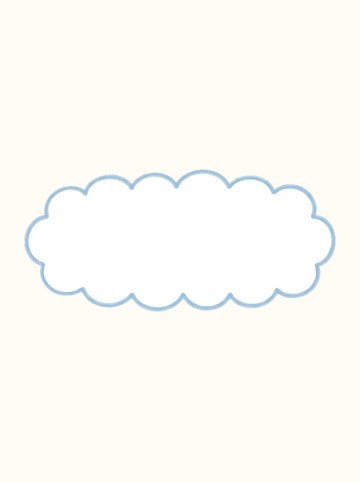 もこもこ雲の見出し枠（水色）（625×287px）