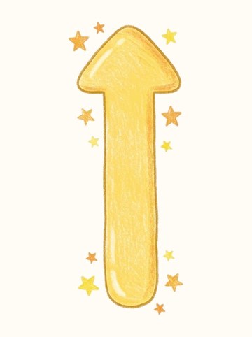 きらきら星つき（きいろ）・うえ（236×598px）