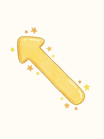 きらきら星つき（きいろ）・ひだりうえ（590×590px）