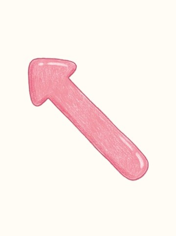 ぷっくり（ピンク）・ひだりうえ（561×562px）