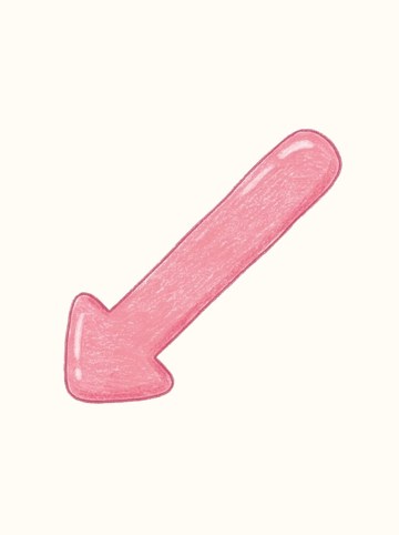 ぷっくり（ピンク）・ひだりした（561×562px）