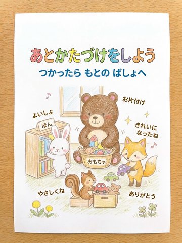 あとかたづけをしよう