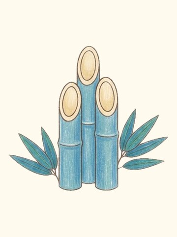 青竹と笹（357×328px）