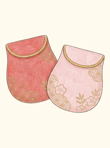 お年玉袋2枚（無地）（394×312px）