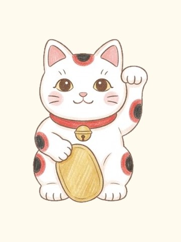 招き猫（247×344px）