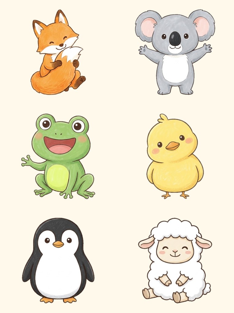 キツネ・しっぽをだっこ（原寸 266×409px）