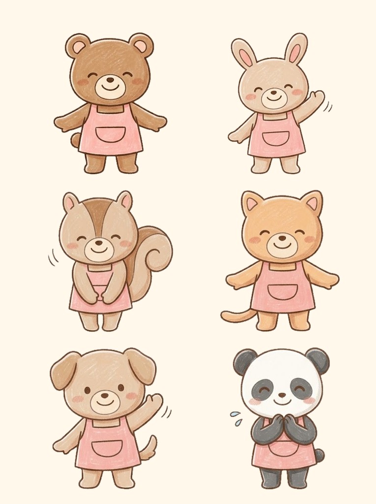 くま・にっこり（原寸 244×302px）